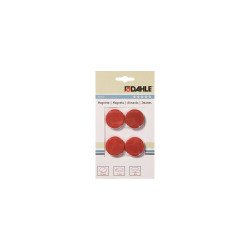 Mágnes 32mm, 4 db/csomag, Dahle piros Irodatechnika, kellékei Dahle