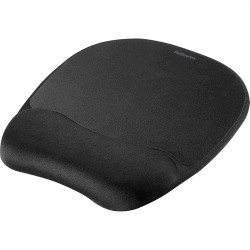 Egérpad csuklótámasszal, memoryhab töltésű, Fellowes® Memory Foam, fekete Egérpad Fellowes