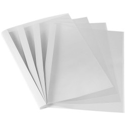 Hőkötő borító, A4, 3mm, 11-32lap, 170 g, matt, Fellowes® Coverlight, 20 db/csomag, fehér Irodatechnika, kellékei Fellowes