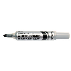 Táblamarker 2,5mm, kerek hegyű, Pentel Maxiflo fekete Író- irodaszer, papíráru Pentel