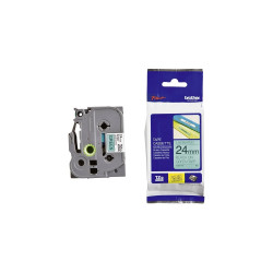 Feliratozógép szalag Brother TZE751 24mmx8m ORIGINAL fekete/zöld Feliratozógép szalag Brother