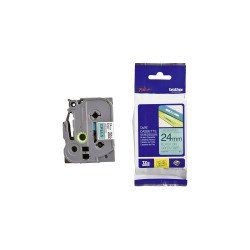 Feliratozógép szalag Brother TZE751 24mmx8m ORIGINAL fekete/zöld Feliratozógép szalag Brother