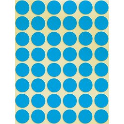 Etikett címke, o18mm, jelölésre, 24 címke/ív, 44 ív/doboz, Avery kék