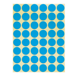 Etikett címke, o18mm, jelölésre, 24 címke/ív, 44 ív/doboz, Avery kék