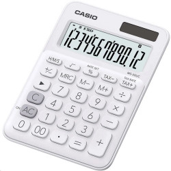 Számológép asztali 12 digit nagy kijelző Casio MS 20 UC fehér Irodatechnika, kellékei Casio
