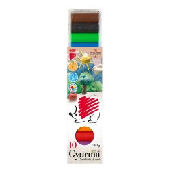 Gyurmakészlet, 200g. Süni Ico 10 klf. szín Gyurma Ico
