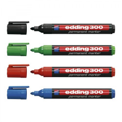 Alkoholos marker 1,5-3mm, kerek Edding 300, 4 klf.szín Író- irodaszer, papíráru Edding