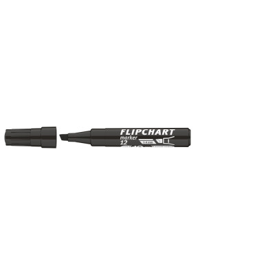 Flipchart marker vízbázisú 1-4mm, vágott Artip 12 fekete