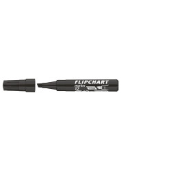 Flipchart marker vízbázisú 1-4mm, vágott Artip 12 fekete Flipchart marker Ico