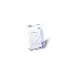 Laptartó A4, öntapadó gumi talp 2 db/csomag, Durable áttetsző Bemutatótábla, mágneses info keret Durable