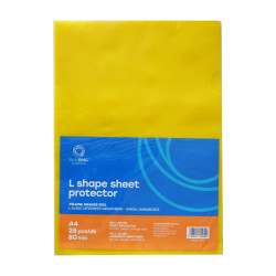 Genotherm `L` A4, 80 micron sárga 25 db/csomag, Bluering®, Író- irodaszer, papíráru Bluering