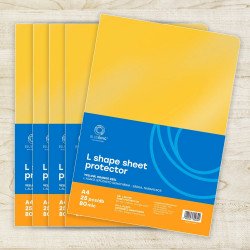 Genotherm `L` A4, 80 micron sárga 25 db/csomag, Bluering®,