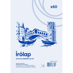 Írólap A5, 20-50 famentes 50lap Bluering®
