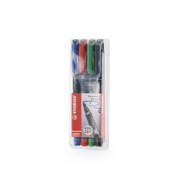 Alkoholos marker készlet 1mm, STABILO OHPen M, 4 klf. szín Író- irodaszer, papíráru Stabilo