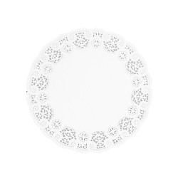 Tortacsipke kerek átmérő: 28 cm 100 db/csomag fehér Asztali kiegészítők, kellékek Egyéb