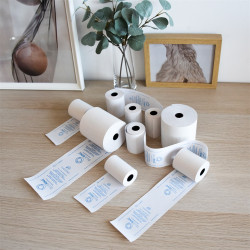 Hőpapír 57 mm széles, 13fm hosszú, cséve 12mm, 10 tekercs/csomag, ( 57/35 ) BPA mentes Bluering®