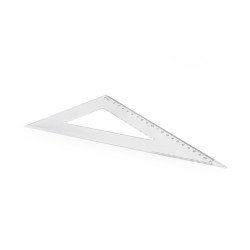 Vonalzó háromszög 60° 21cm, műanyag Író- irodaszer, papíráru Egyéb