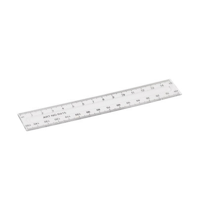 Vonalzó 15 cm, műanyag Bluering®