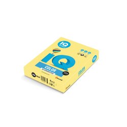 Másolópapír, színes, A4, 160g. IQ Color YE23 250ív/csomag, pasztel sárga Író- irodaszer, papíráru IQ
