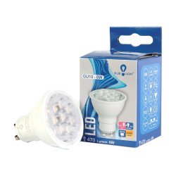 Led 6W GU10 4000k 470lm Blue Light Iroda üzemeltetés, munkavédelem Blue Light