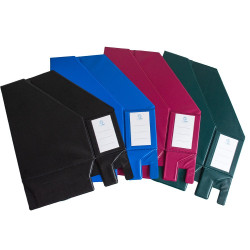 Iratpapucs 9cm, PVC lapraszerelt Bluering®, bordó