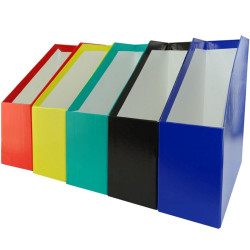 Iratpapucs 9cm, karton, lakkozott Bluering® sárga