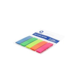 Jelölőcímke 12x45mm, 5x25lap, műanyag 5szín/bliszter, adagolón Bluering® Író- irodaszer, papíráru Bluering