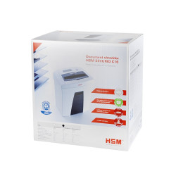Iratmegsemmisítő 6-7lap 3,9mm, Hsm Securio C16 Iratmegsemmisítő gép Hsm