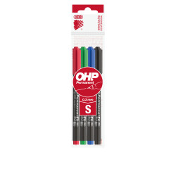 Alkoholos marker készlet, S, OHP Ico, 4 klf.szín Író- irodaszer, papíráru Ico