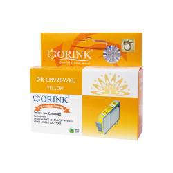 Utángyártott Hp 920XL/CD974A tintapatron yellow ORINK Nyomtatók, másolók, kellékeik Orink