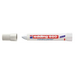 Alkoholos jelölő marker 10mm, kúpos Edding 950 fehér Író- irodaszer, papíráru Edding