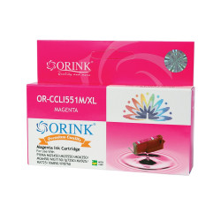 Canon CLI551XL tintapatron magenta ORINK Nyomtatók, másolók, kellékeik Orink