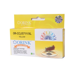 Canon CLI571XL tintapatron yellow ORINK Nyomtatók, másolók, kellékeik Orink