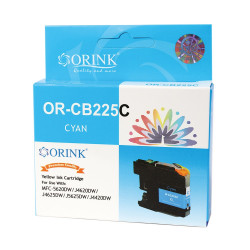 Brother LC225XL tintapatron cyan ORINK Nyomtatók, másolók, kellékeik Orink