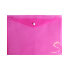 Irattartó tasak A4, PP patentos Bluering® transzparens piros