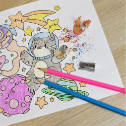 Hegyező 1 lyukú fém, Bluering®,