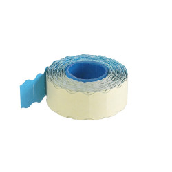 Árazószalag 22x12mm, stancolt 10 tekercs/csomag, Bluering® kék Árazószalag Bluering