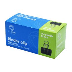 Binderkapocs 15mm, 12 db/doboz, Bluering®