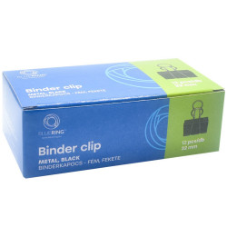 Binderkapocs 32mm, 12 db/doboz, Bluering® Irodatechnika, kellékei Bluering