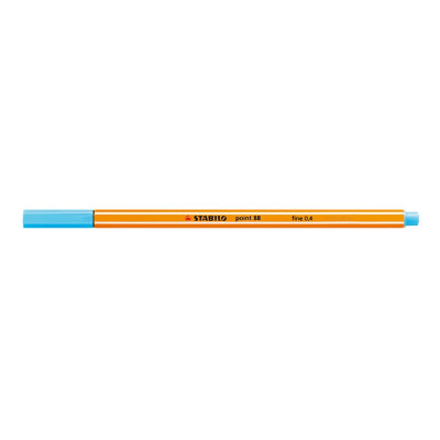 Rostirón, tűfilc 0,4mm, STABILO Point 88 azúrkék