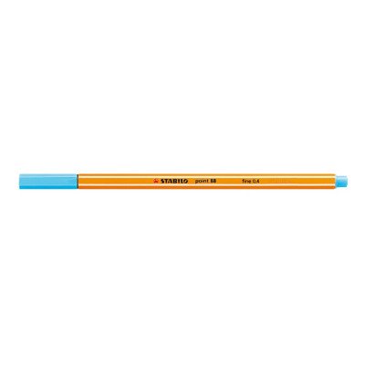 Rostirón, tűfilc 0,4mm, STABILO Point 88 azúrkék