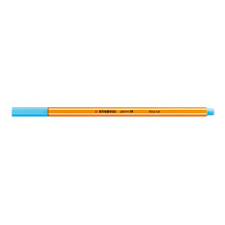 Rostirón, tűfilc 0,4mm, STABILO Point 88 azúrkék Író- irodaszer, papíráru Stabilo
