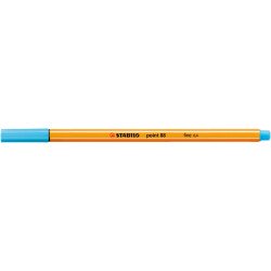 Rostirón, tűfilc 0,4mm, STABILO Point 88 azúrkék