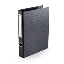 Gyűrűskönyv A4, 4,5cm, 4 gyűrűs PP/PP Bluering® Prémium fekete Gyűrűskönyv Bluering