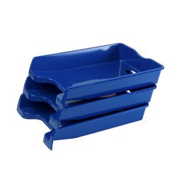 Irattálca műanyag 355, 355x255x60mm, Bluering®, kék Irattálca Bluering