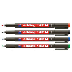 Alkoholos marker 0,6mm, 141F OHP Edding piros Író- irodaszer, papíráru Edding