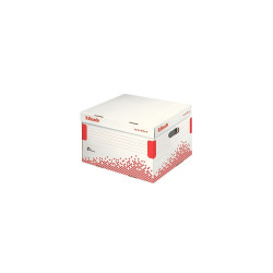 Archiváló konténer L méret újrahasznosított karton Esselte Speedbox fehér Archiválás Esselte