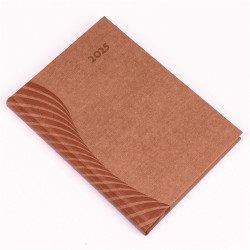 Határidőnapló Amigo A/5, napi fehér lapokkal drapp Realsystem 2026. Határidőnapló Realsystem