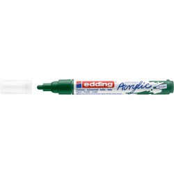 Akril marker 2-3mm, Edding 5100 moha zöld Dekormarker Edding