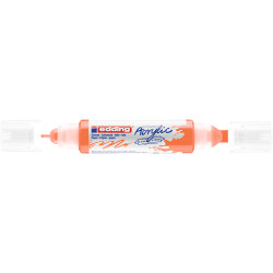 Akril marker 2-3mm, és 5-10mm, 3D Kétvégű Edding 5400 neon narancssárga Dekormarker Edding